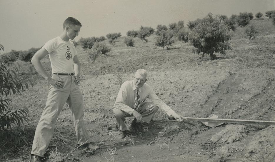 John Whitehead (county agent) and Paul Saunders